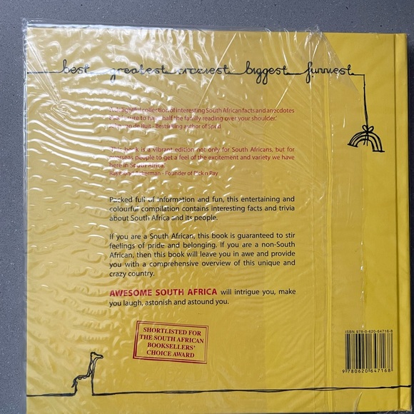 Book NWT - Awesome South Africa new hard bound book.  Wrapped in cellophane wrap - Picture 3 of 4